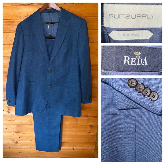 Suitsupply Havana FULL SUIT 44S 37x28 pants as-is